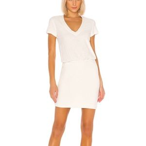 James Perse short sleeve V neck Blouson dress, sz 1 $295